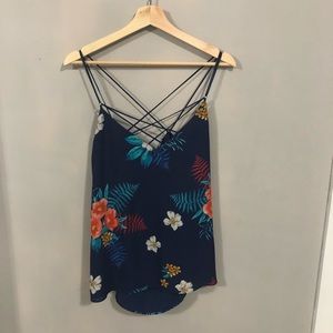Floral tank top